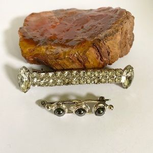 Set of Two Brooch Pins